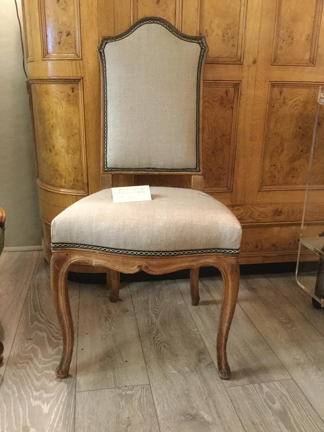 Pair of Reupholstered French Chairs