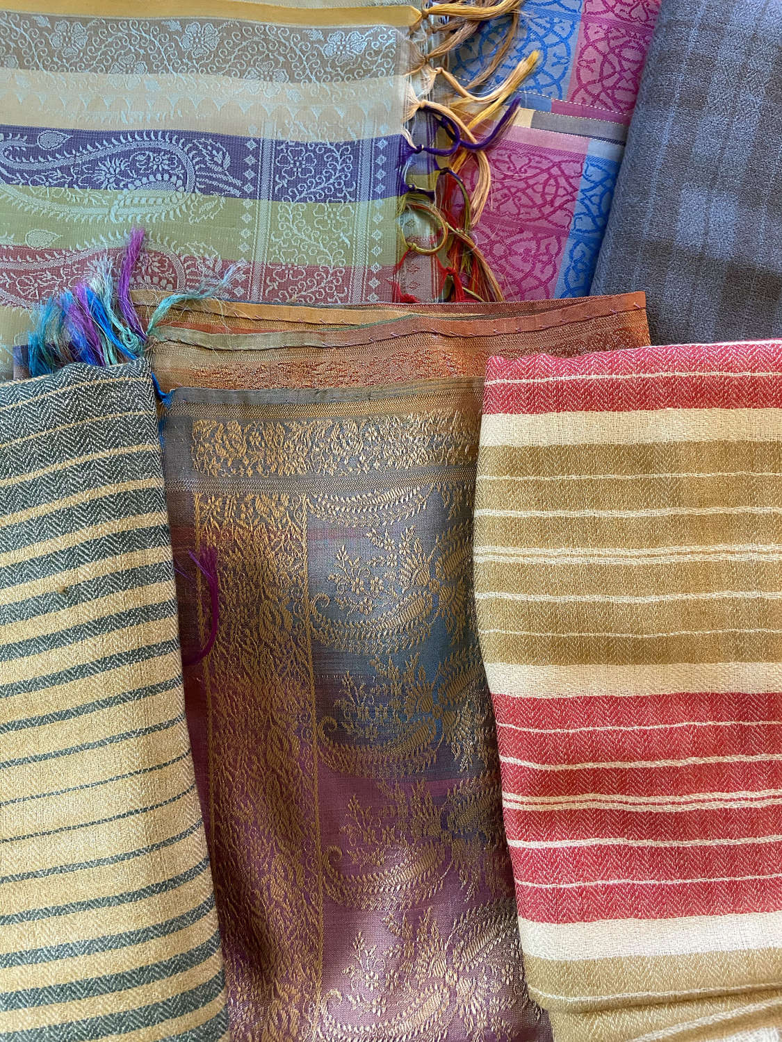 Kashmiri Wool and Silk Scarves